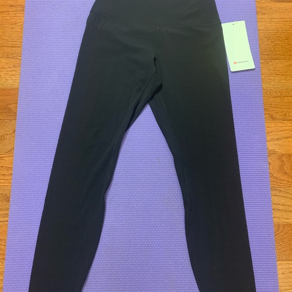 Lululemon Align sz 6 Black High Waist Leggings 25 - Picture 4 of 8